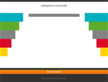 Tablet Screenshot of cleopatra-sauna.de